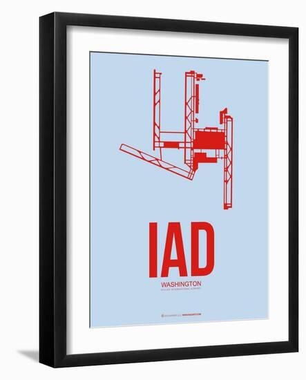 Iad Washington Poster 2-NaxArt-Framed Art Print