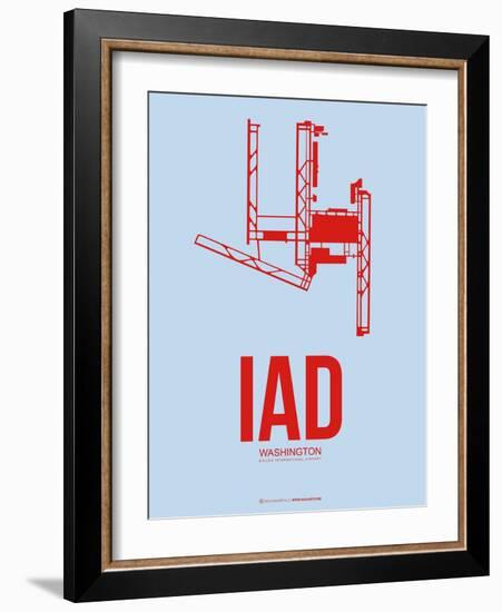 Iad Washington Poster 2-NaxArt-Framed Art Print