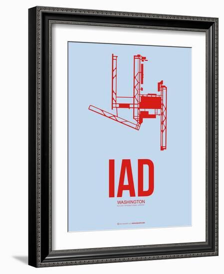 Iad Washington Poster 2-NaxArt-Framed Art Print