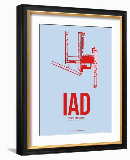 Iad Washington Poster 2-NaxArt-Framed Art Print