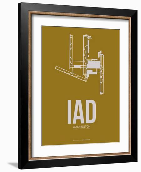 Iad Washington Poster 3-NaxArt-Framed Art Print