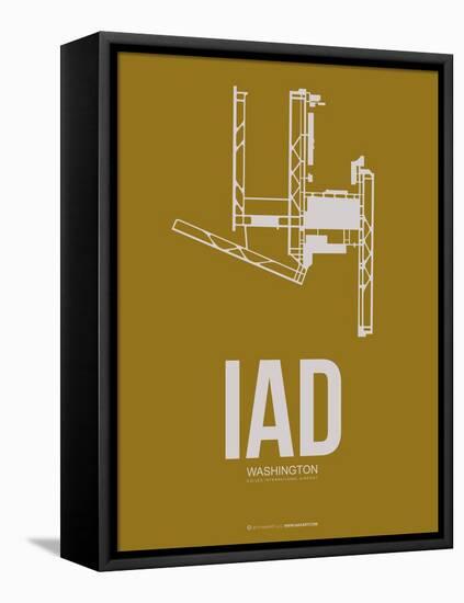 Iad Washington Poster 3-NaxArt-Framed Stretched Canvas