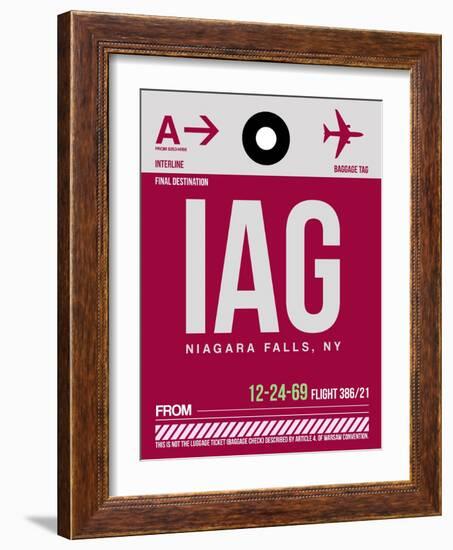 IAG Niagara Falls Luggage Tag I-NaxArt-Framed Art Print