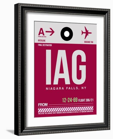 IAG Niagara Falls Luggage Tag I-NaxArt-Framed Art Print