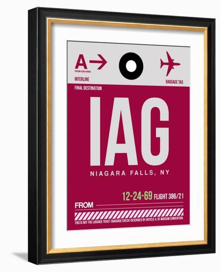 IAG Niagara Falls Luggage Tag I-NaxArt-Framed Art Print