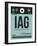 IAG Niagara Falls Luggage Tag II-NaxArt-Framed Art Print