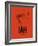 IAH Houston Airport Orange-NaxArt-Framed Art Print