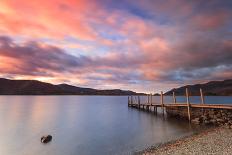 Ashness Landing at Dusk on Derwentwater, Lake District National Park, Cumbria, England, UK-Ian Egner-Photographic Print