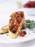 Bruschetta with Tomatoes and Olives-Ian Garlick-Photographic Print