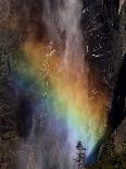 Yosemite National Park, California: Detail of a Rainbow Emerging from the Mist of Yosemite Falls-Ian Shive-Photographic Print