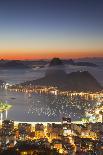 View of Sugarloaf Mountain and Botafogo Bay at Dawn, Rio De Janeiro, Brazil, South America-Ian Trower-Photographic Print