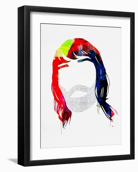 Ian Watercolor-Lora Feldman-Framed Art Print