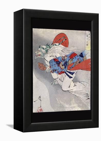 Ibaraki of Rashomon-Taiso Yoshitoshi-Framed Stretched Canvas