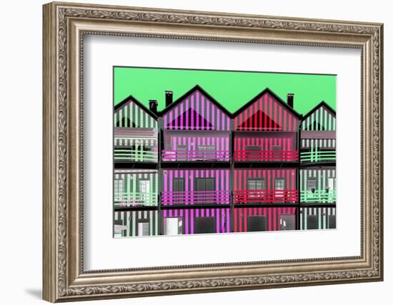 Iberian Negative Collection - Colourful Facades III-Philippe Hugonnard-Framed Photographic Print