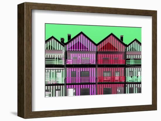 Iberian Negative Collection - Colourful Facades III-Philippe Hugonnard-Framed Photographic Print