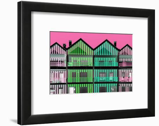 Iberian Negative Collection - Colourful Facades V-Philippe Hugonnard-Framed Photographic Print