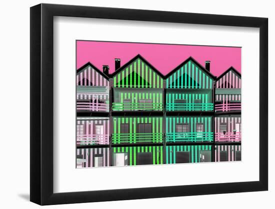 Iberian Negative Collection - Colourful Facades V-Philippe Hugonnard-Framed Photographic Print