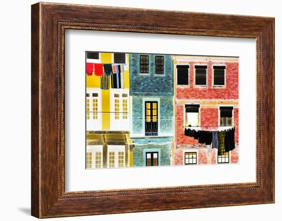 Iberian Negative Collection - Porto Facades-Philippe Hugonnard-Framed Photographic Print