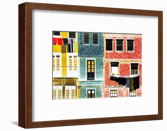 Iberian Negative Collection - Porto Facades-Philippe Hugonnard-Framed Photographic Print