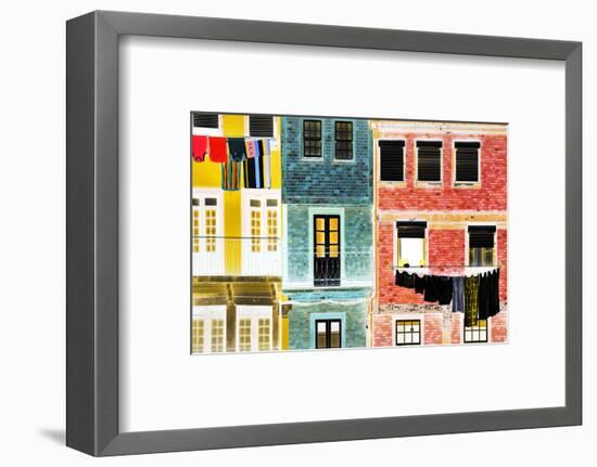 Iberian Negative Collection - Porto Facades-Philippe Hugonnard-Framed Photographic Print