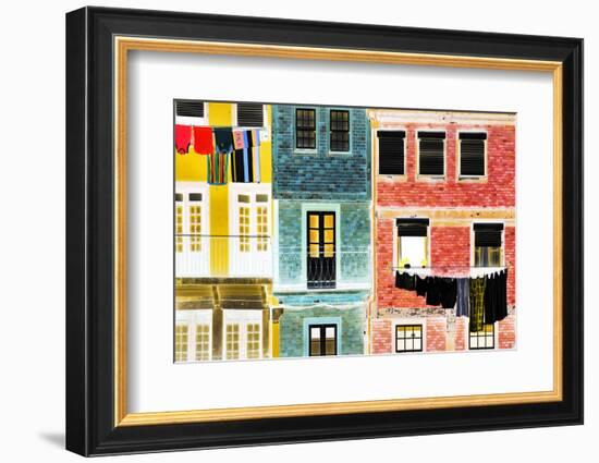 Iberian Negative Collection - Porto Facades-Philippe Hugonnard-Framed Photographic Print