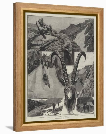 Ibex-Shooting in the Himalayas-Richard Caton Woodville II-Framed Premier Image Canvas