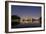 Ibirapuera Park with a Reflection of the Sao Paulo Skyline at Night-Alex Saberi-Framed Photographic Print