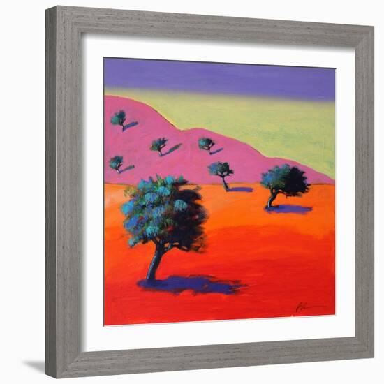 Ibiza, 2021 (acrylic on board)-Paul Powis-Framed Giclee Print