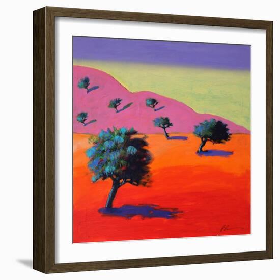 Ibiza, 2021 (acrylic on board)-Paul Powis-Framed Giclee Print