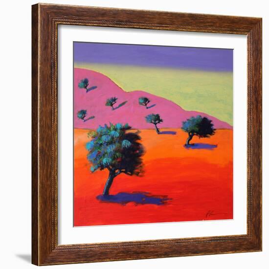 Ibiza, 2021 (acrylic on board)-Paul Powis-Framed Giclee Print