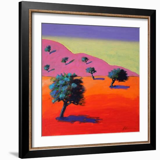 Ibiza, 2021 (acrylic on board)-Paul Powis-Framed Giclee Print