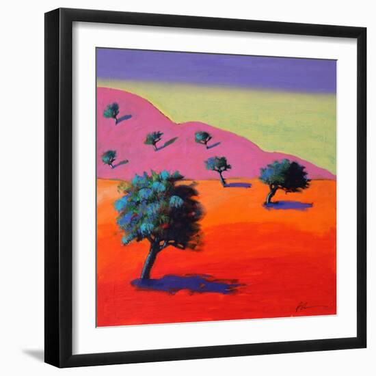 Ibiza, 2021 (acrylic on board)-Paul Powis-Framed Giclee Print