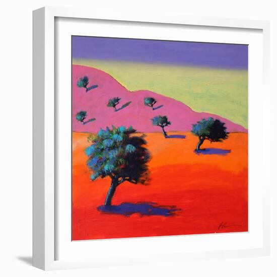 Ibiza, 2021 (acrylic on board)-Paul Powis-Framed Giclee Print