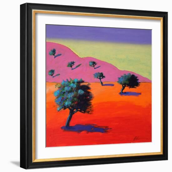 Ibiza, 2021 (acrylic on board)-Paul Powis-Framed Giclee Print