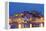 Ibiza Harbour at Night, Ibiza, Balearic Islands, Spain, Europe-Neil Farrin-Framed Premier Image Canvas