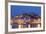 Ibiza Harbour at Night, Ibiza, Balearic Islands, Spain, Europe-Neil Farrin-Framed Photographic Print