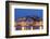 Ibiza Harbour at Night, Ibiza, Balearic Islands, Spain, Europe-Neil Farrin-Framed Photographic Print