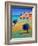 Ibiza II (acrylic on board, 2021)-Paul Powis-Framed Giclee Print