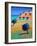 Ibiza II (acrylic on board, 2021)-Paul Powis-Framed Giclee Print