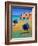 Ibiza II (acrylic on board, 2021)-Paul Powis-Framed Giclee Print