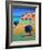 Ibiza II (acrylic on board, 2021)-Paul Powis-Framed Giclee Print