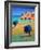 Ibiza II (acrylic on board, 2021)-Paul Powis-Framed Giclee Print