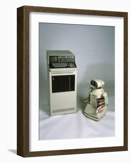 IBM 5110 And Omnibot 2000 Robot-Volker Steger-Framed Photographic Print