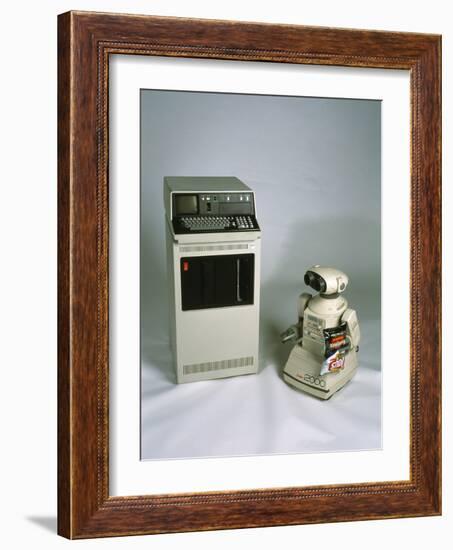 IBM 5110 And Omnibot 2000 Robot-Volker Steger-Framed Photographic Print