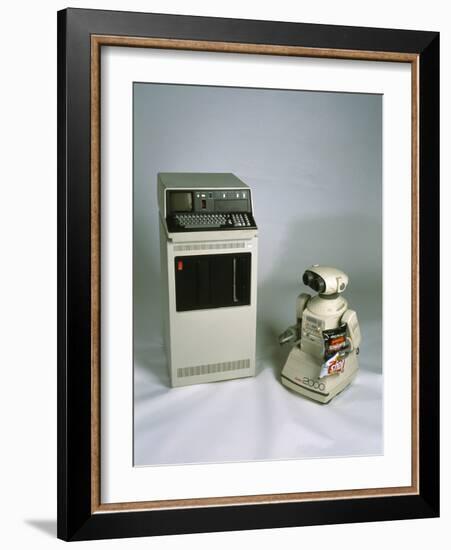 IBM 5110 And Omnibot 2000 Robot-Volker Steger-Framed Photographic Print