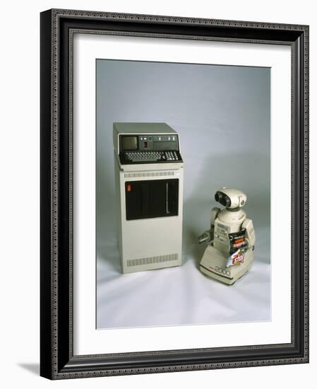 IBM 5110 And Omnibot 2000 Robot-Volker Steger-Framed Photographic Print