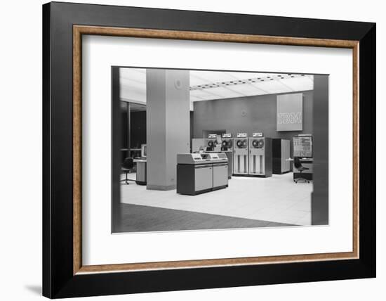 IBM Computers and Office Area-Philip Gendreau-Framed Photographic Print