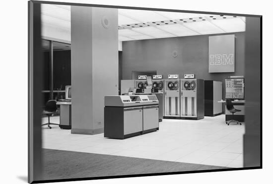 IBM Computers and Office Area-Philip Gendreau-Mounted Photographic Print