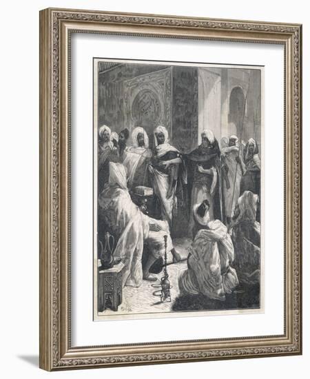 Ibn Rushd, known in the West as Averroes, Spanish-Islamic Philospher-Meunier-Framed Art Print