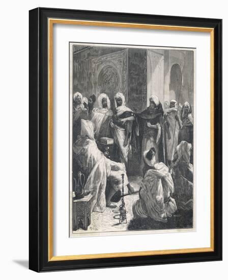 Ibn Rushd, known in the West as Averroes, Spanish-Islamic Philospher-Meunier-Framed Art Print